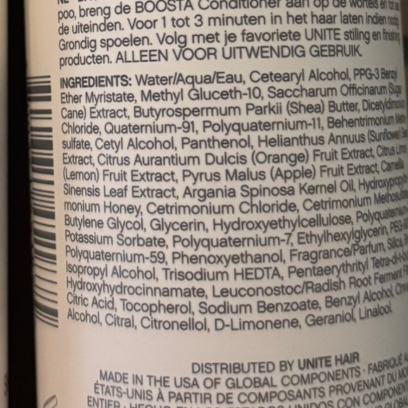 Unite Boosta shampoo and conditioner - Picture 3 of 4